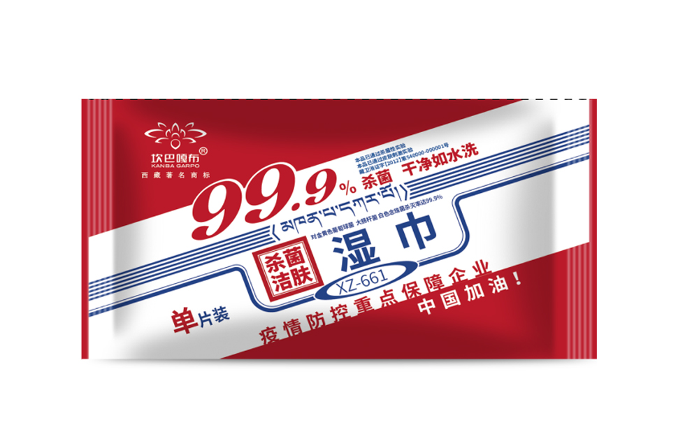 坎巴嘎布99.9%杀菌湿巾661-1
